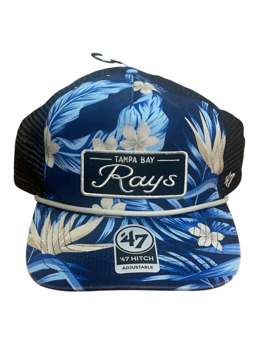 Tampa Bay Rays 47’ Blue Floral Tropical Hitch Baseball Hat NWT